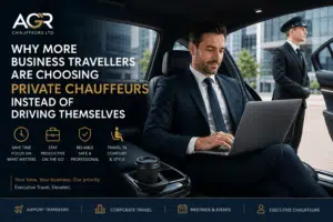 Read more about the article Why More Business Travellers Are Choosing Private Chauffeurs Instead of Driving Themselves
