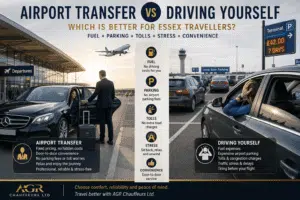 Read more about the article Airport Transfer vs Driving Yourself: Which Is Better for Essex Travellers?